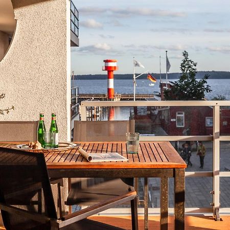 Apartmenthaus Hafenspitze Ap 5 - "Am Yachthafen 5" - Blickrichtung Offenes Meerstrandpromenade Eckernförde Eksteriør bilde