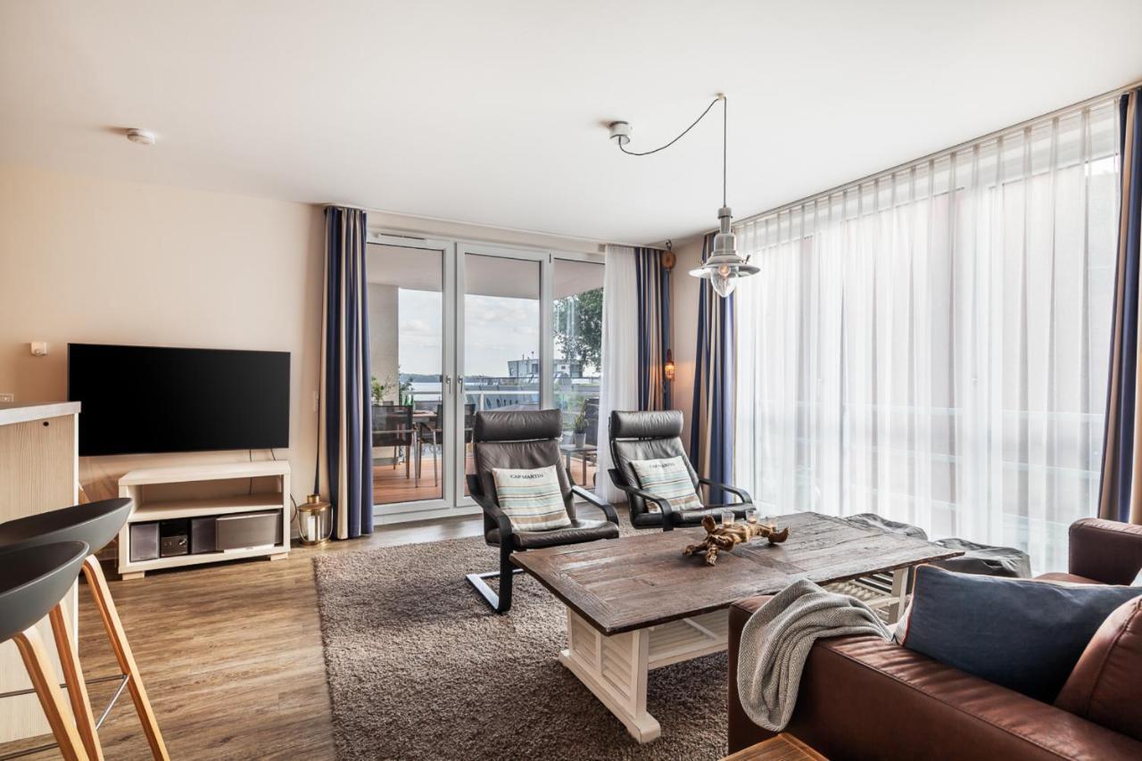 Apartmenthaus Hafenspitze Ap 5 - "Am Yachthafen 5" - Blickrichtung Offenes Meerstrandpromenade Eckernförde Eksteriør bilde