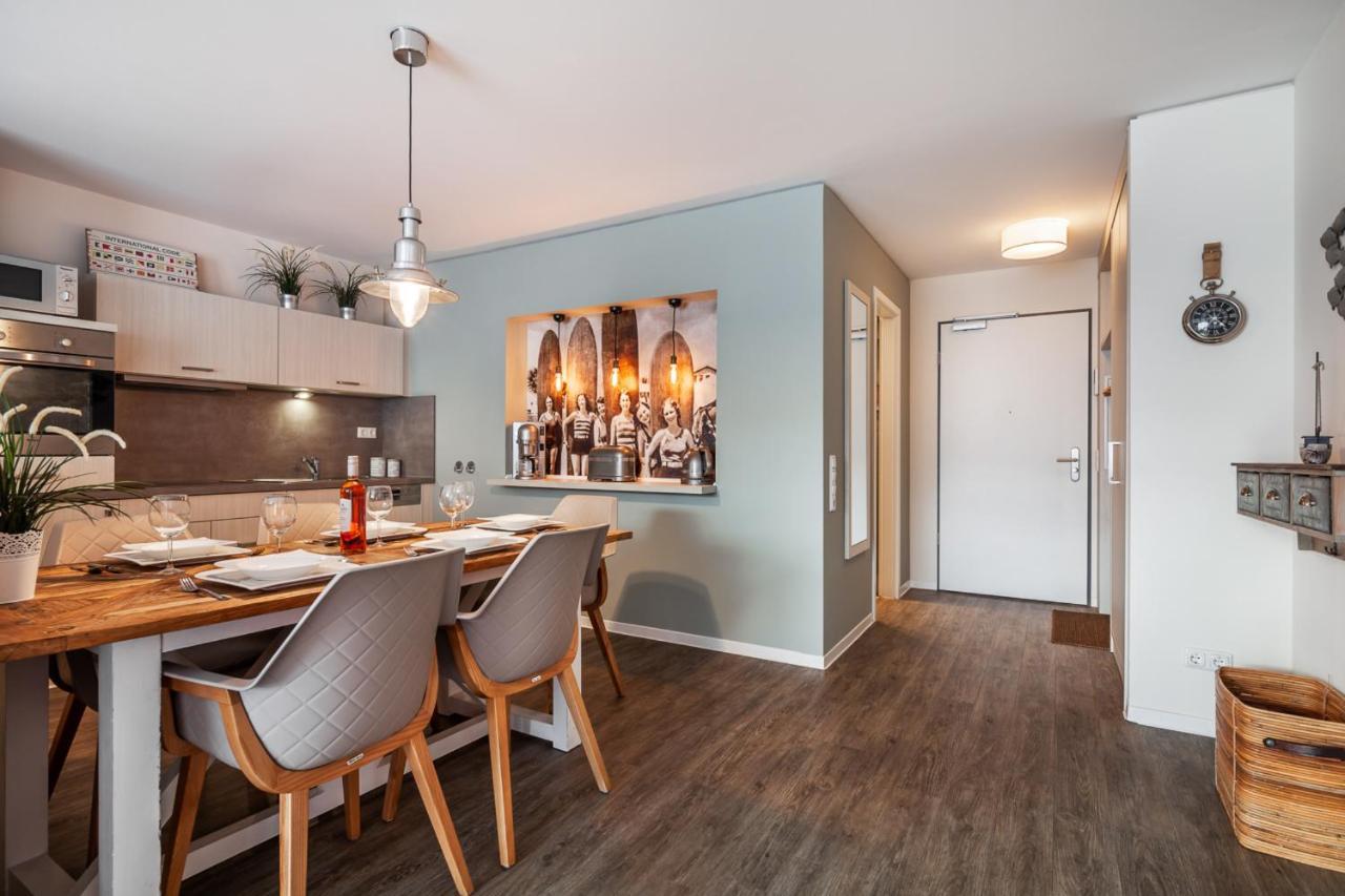 Apartmenthaus Hafenspitze Ap 5 - "Am Yachthafen 5" - Blickrichtung Offenes Meerstrandpromenade Eckernförde Eksteriør bilde