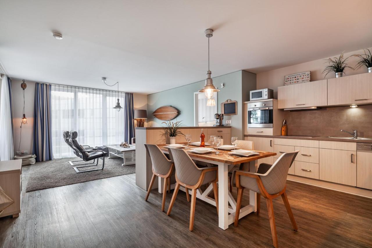 Apartmenthaus Hafenspitze Ap 5 - "Am Yachthafen 5" - Blickrichtung Offenes Meerstrandpromenade Eckernförde Eksteriør bilde